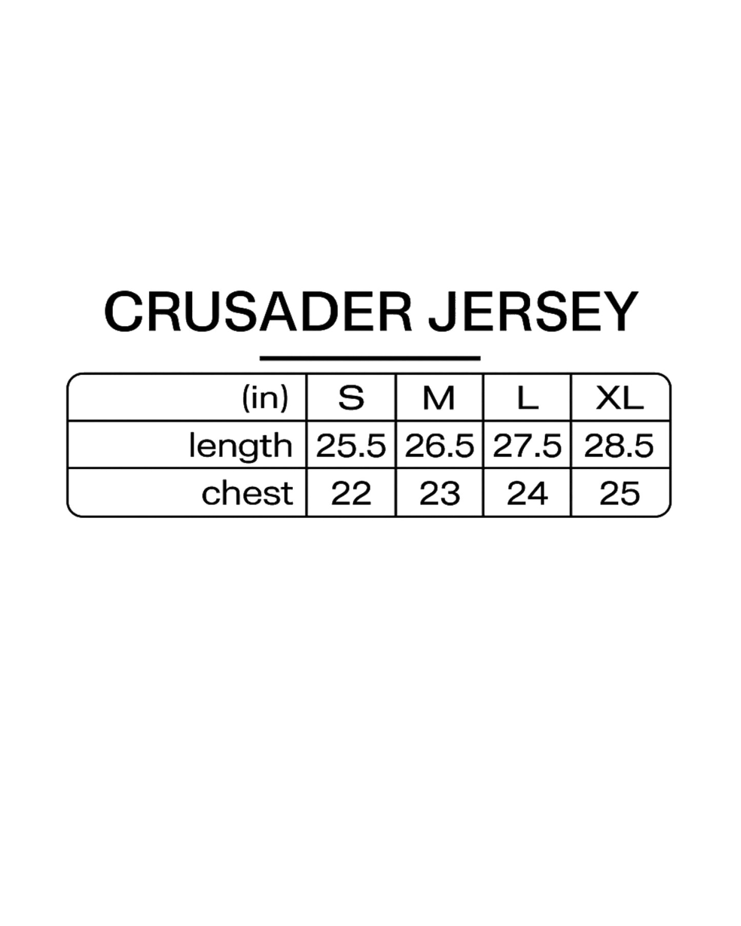 CRUSADER JERSEY